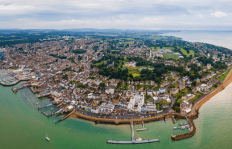 the solent fotografia aerea